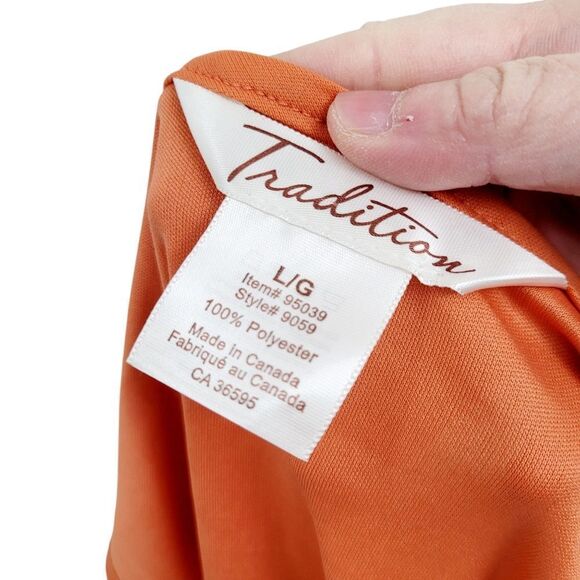 2/$20 Tradition Orange Tank Top Size: M Made In Canada - Picture 7 of 7